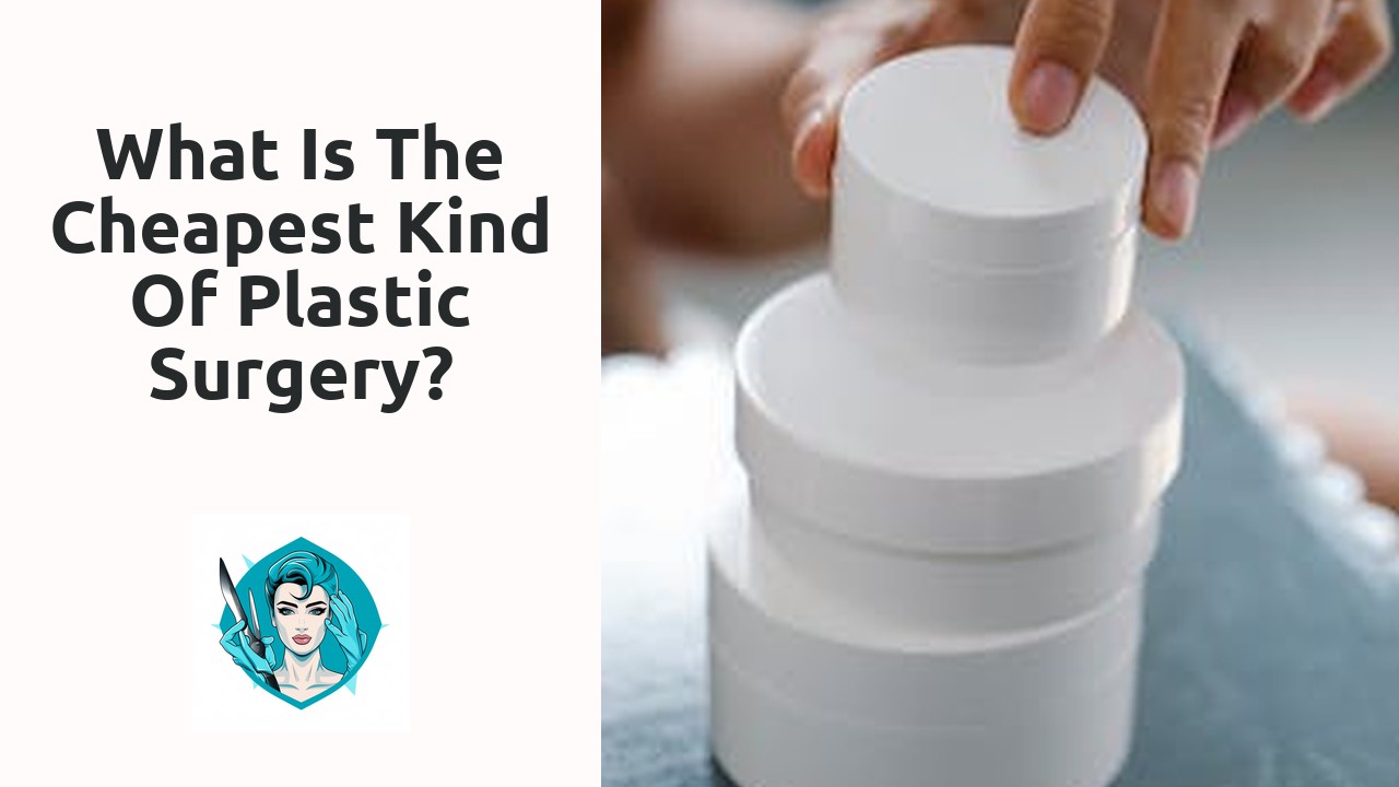 What is the cheapest kind of plastic surgery?