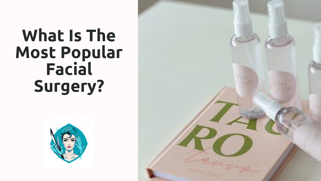 What is the most popular facial surgery?